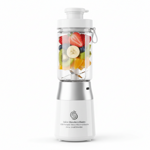 Juicer Blender 6 Blades USB Portable 380ml Mini Fruit Bottle Juicer Small Blender
